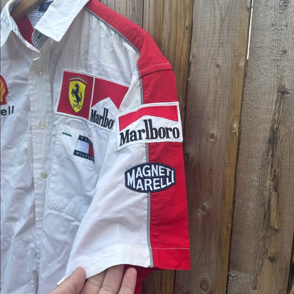 Bunyan Tommy Hilfiger X Ferrari shell Motorsport Shirt - Picture 7 of 10